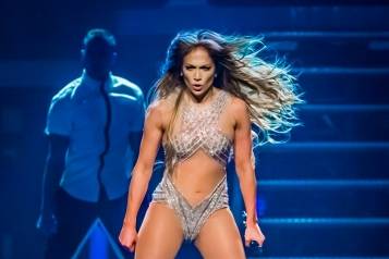 Jennifer Lopez performs at The Colosseum at Caesars Palace in Las Vegas, NV