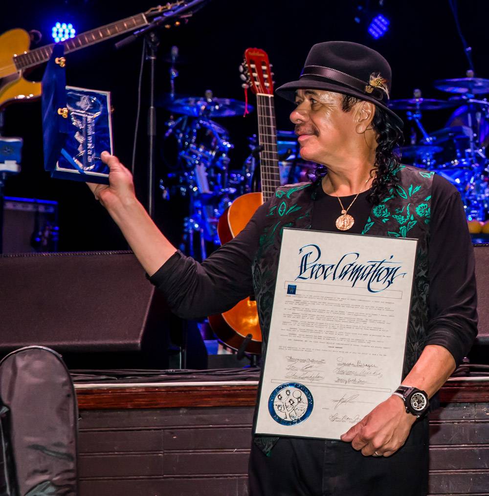 Carlos Santana Day Is Now Jan. 21