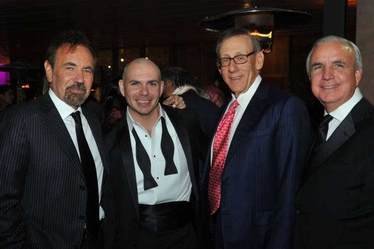 Jorge Pérez, Pitbull, Stephen Ross, Mayor Carlos Gimenez - Juan E. Cabrera