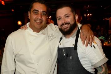 Chefs Michael Mina and Josh Smith at BARDOT Opening 1.15.15