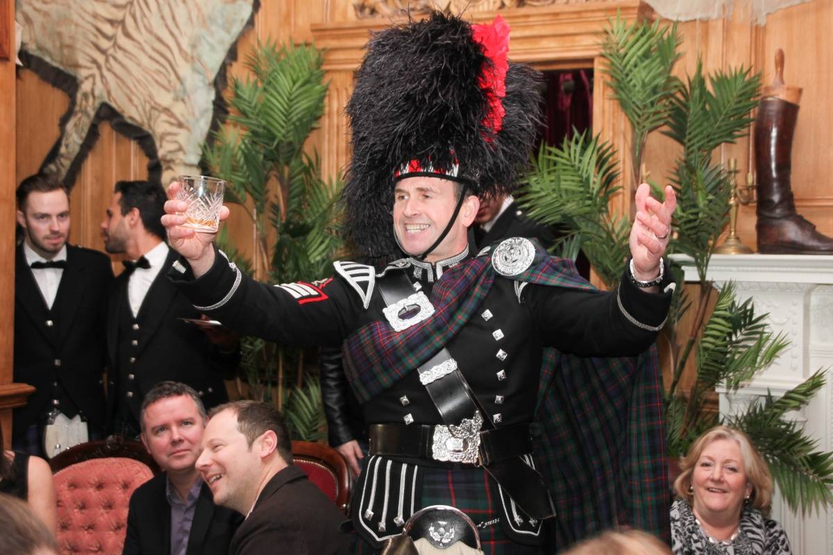 A Blazing Burns Night in London