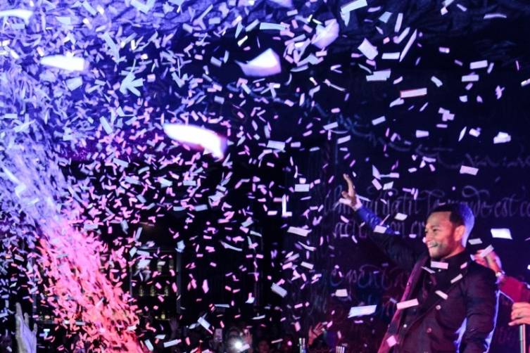 John Legend celebrates his birthday at Foxtail Nightclub