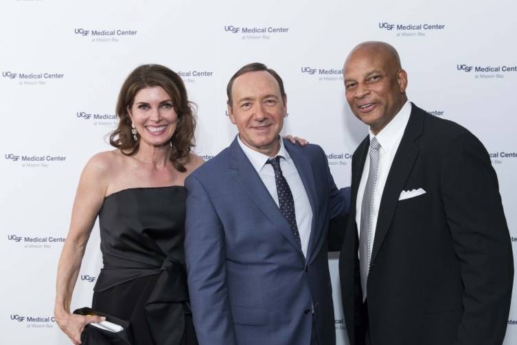 Karen Lott, Kevin Spacey and Ronnie Lott