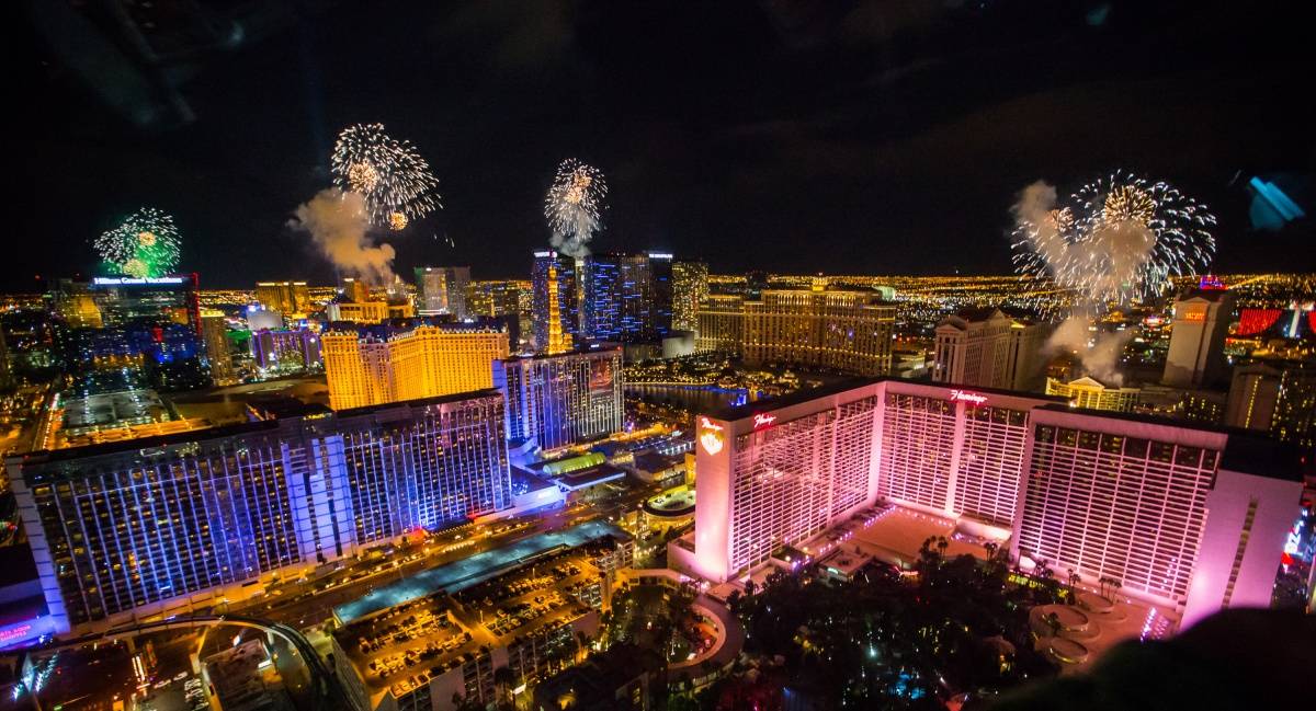 Catch the View of the Fireworks on New Year’s Eve from the High Roller