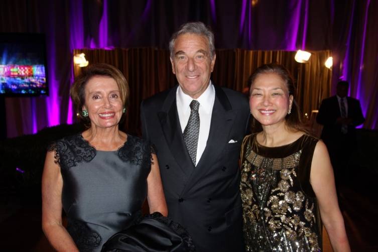 Nancy Pelosi, Paul Pelosi and Olivia Hsu Decker