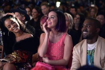 Rihanna, Katy Perry and Kanye West
