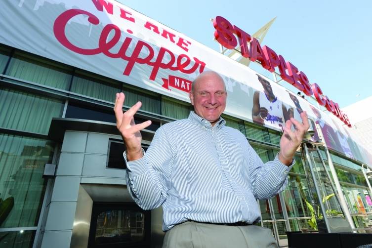 Steve Ballmer, LA Clippers:NBA Photos