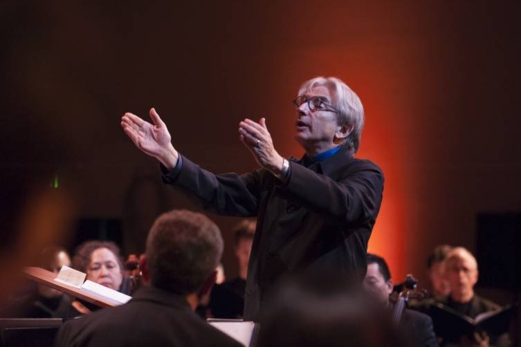 Michael Tilson Thomas conducts members of the SF Symphony  and Chorus in Monteverdi’s Magnificat from Vespro della Beata Vergine