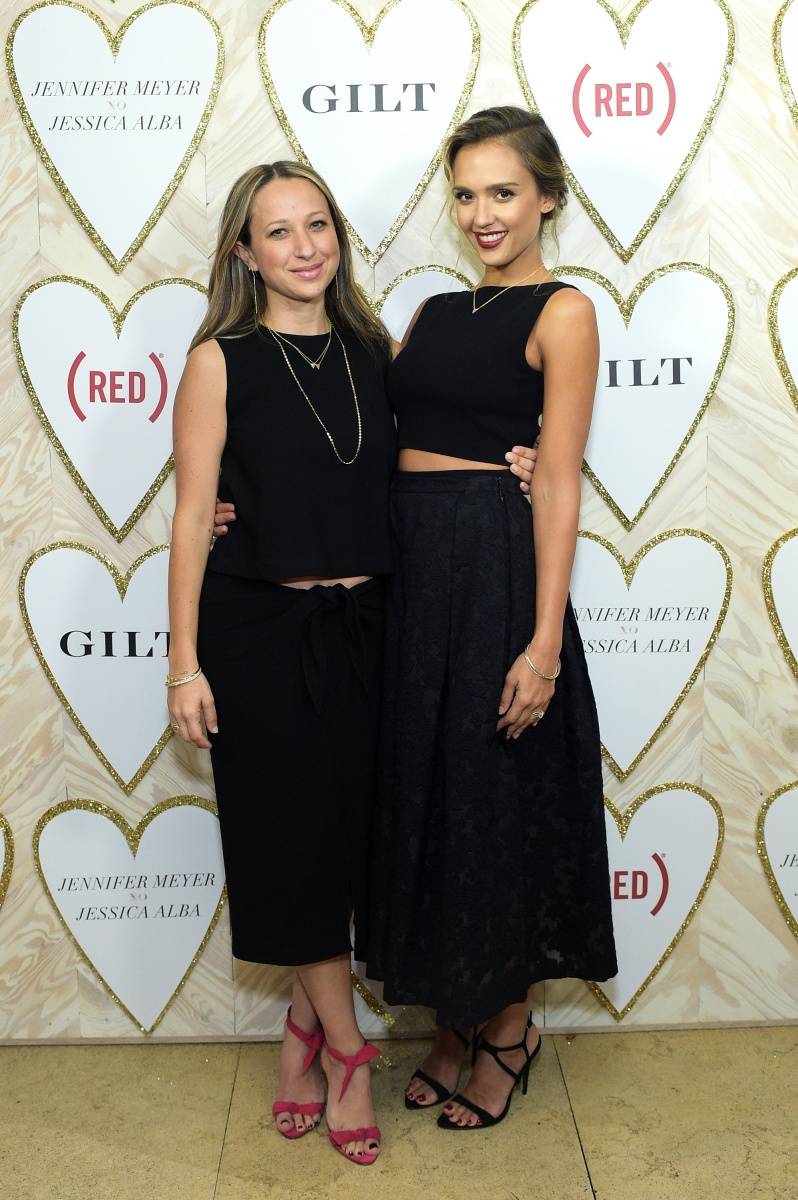 Jessica Alba and Jennifer Meyer Celebrate Charity Necklace Collaboration
