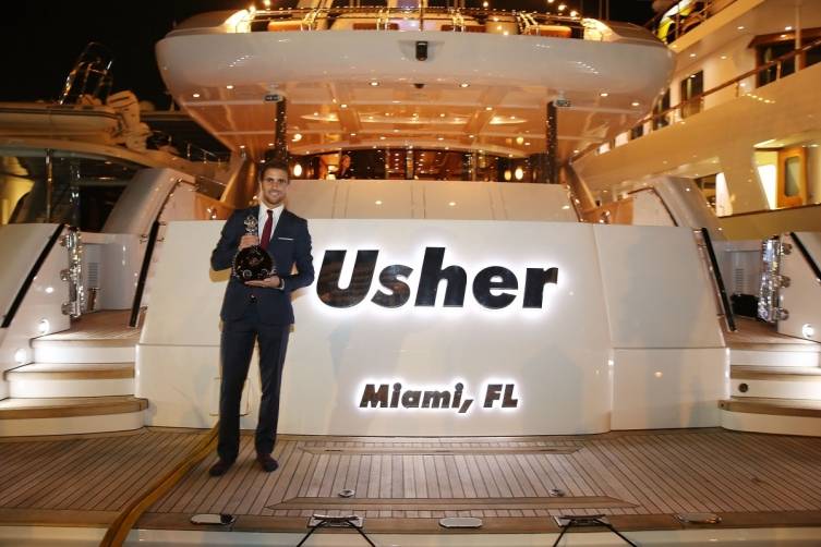 does the singer usher have a yacht