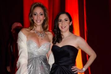 Jessica Goldman Srebnick with Gala Chair Ana-Marie Codina Barlick at the Miami City Ballet Gala 2015