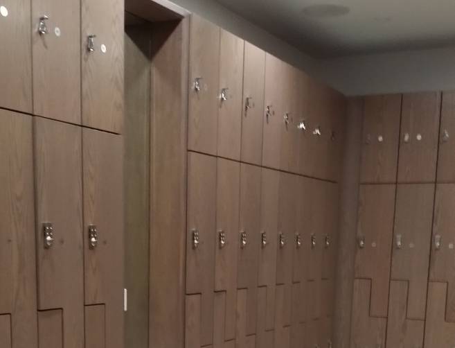 Locker room at Anatomy