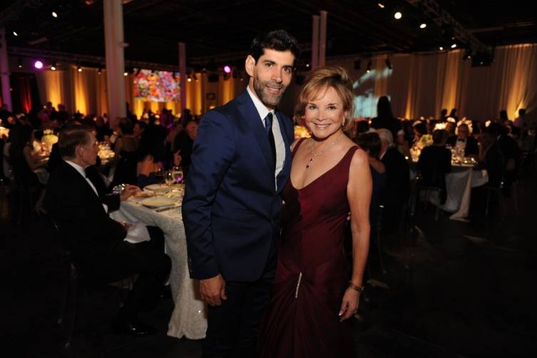 MCB dancer Reyneris Reyes & Board Member Swanee Dimare at the 2015 Miami City Ballet Gala