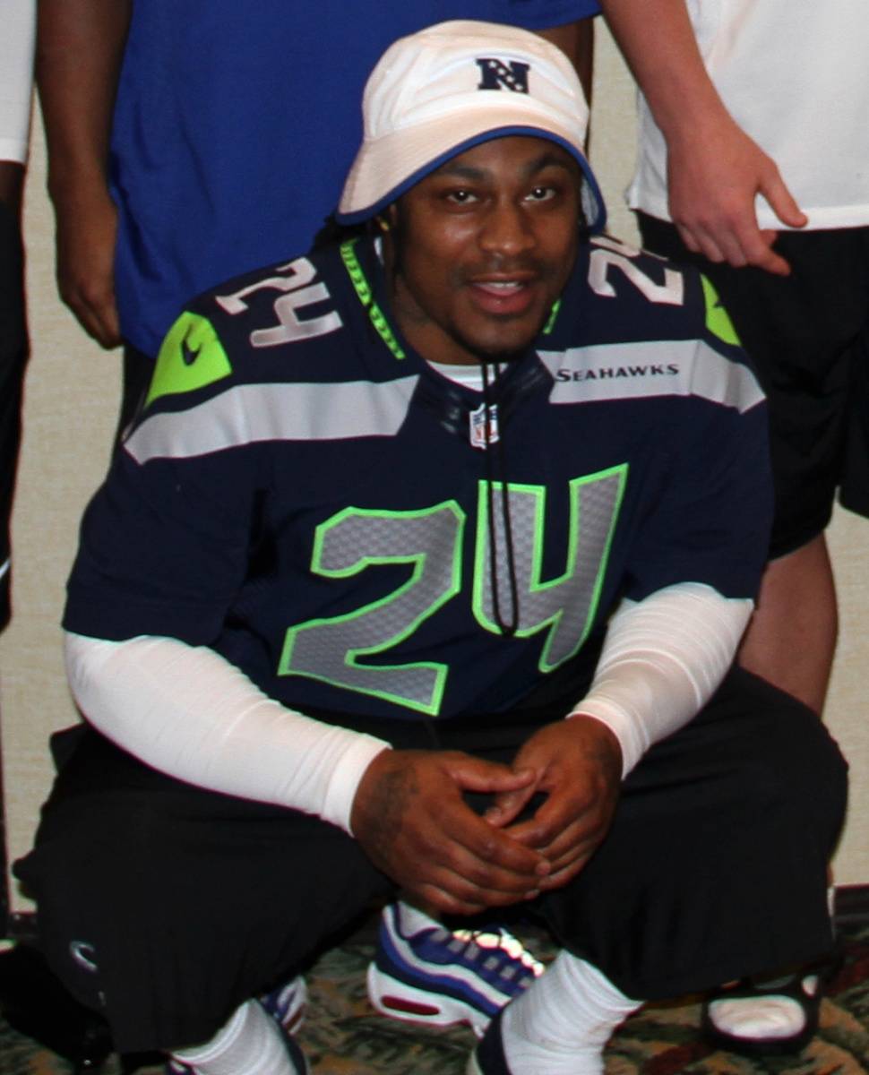 Marshawn Lynch Parties at Foxtail After the Super Bowl