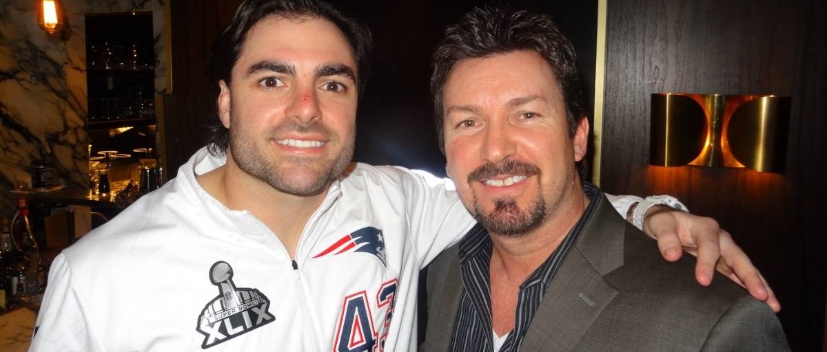 Patriots Safety Nate Ebner Dines at the D