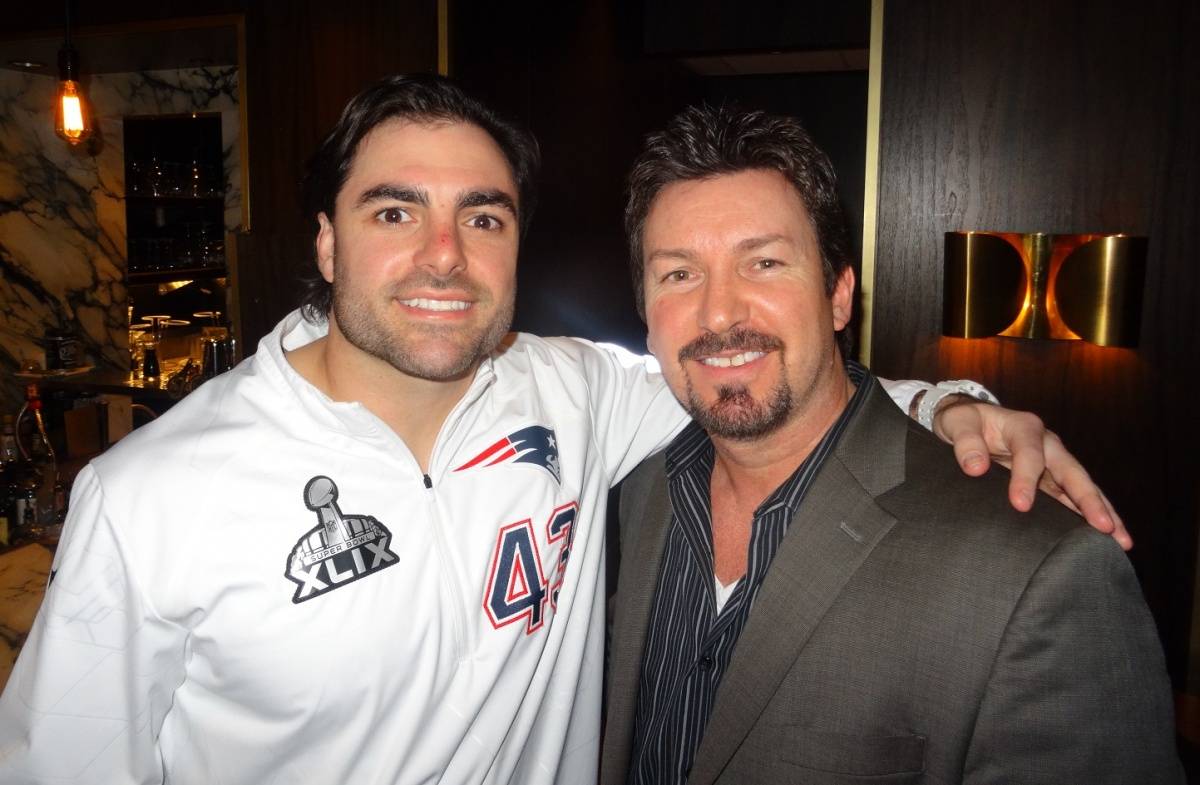 Patriots Safety Nate Ebner Dines at the D