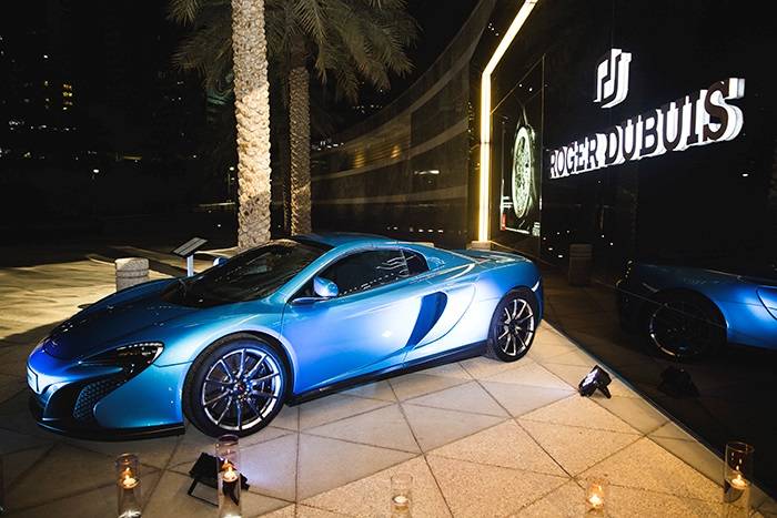 Roger Dubuis Boutique at Dubai’s Emirates Towers Hosts McLaren Event
