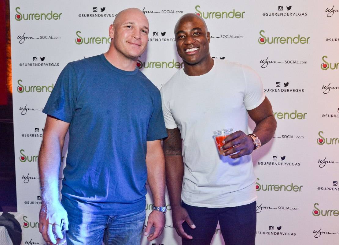 NFL Stars Help Agent Bill Johnson Celebrate His 50th Birthday at Surrender
