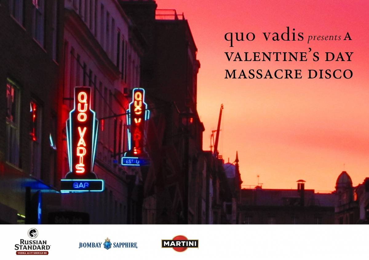 Kill Valentine’s Day: Massacre Disco at Quo Vadis