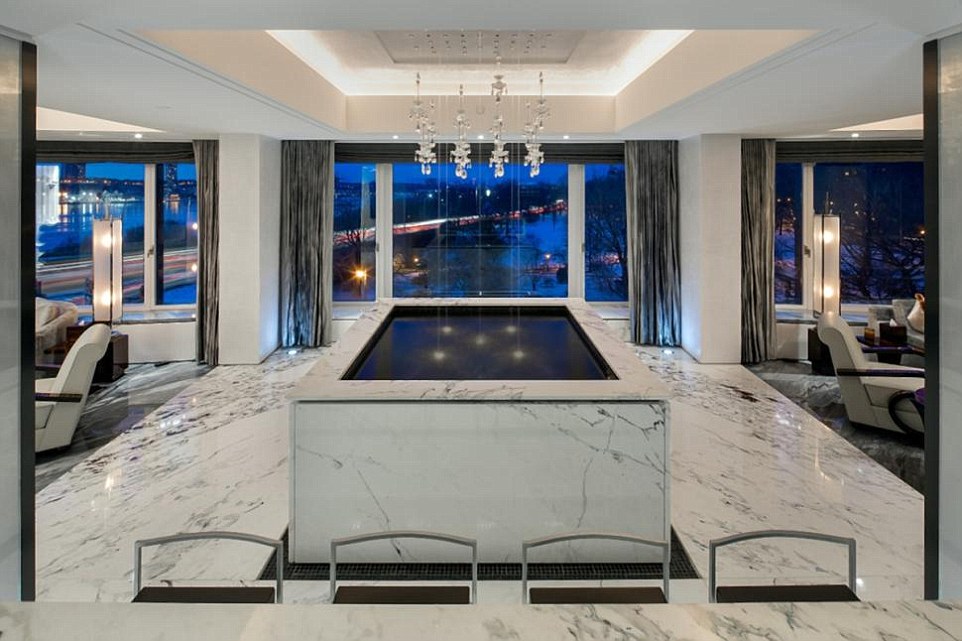 A Sushi Bar and Spa: Go Inside This Insane $48 Million NYC Apartment