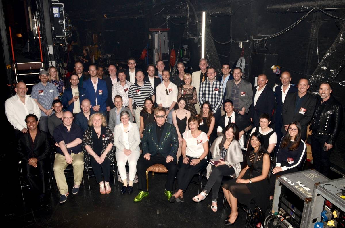 George Lopez, Eva Longoria and Billy Elliot Check Out Elton John