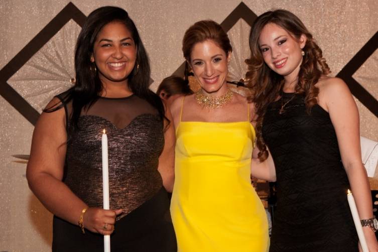 Mentee of the Year Angie Sanchez, Marisa Toccin Lucas & Graduate of the Year Nathalie Mora
