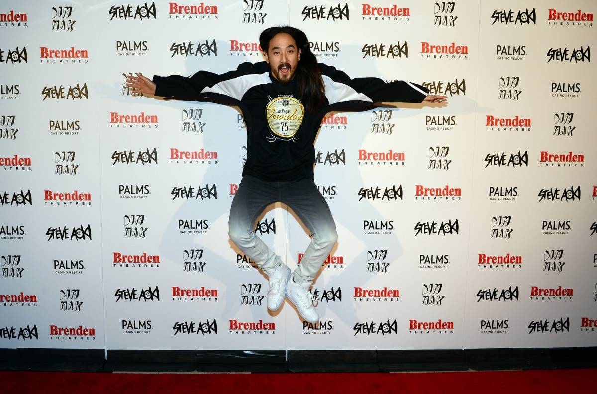 Steve Aoki Earns a Celebrity Star at the Palms