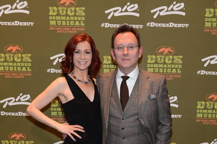 Carrie Preston and Michael Emerson at World Premiere of DUCK COMMANDER MUSICAL 4.15.15_Credit Denise Truscello