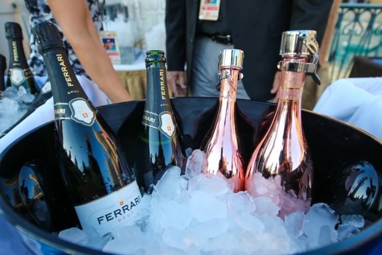 Champagne and Wine selections at UNLVino's Bubble-Licious, 4.16.15