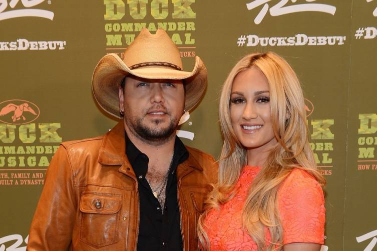 Jason Aldean and Brittany Kerr at World Premiere of DUCK COMMANDER MUSICAL 4.15.15_Credit Denise Truscello