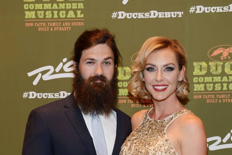 Jep and Jessica Robertson at World Premiere of DUCK COMMANDER MUSICAL 4.15.15_Credit Denise Truscello