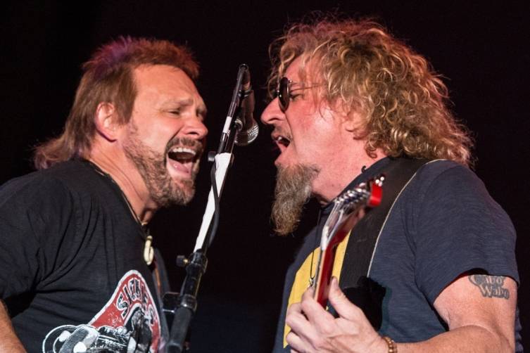 Michael Anthony & Sammy Hagar Perform at Downtown Las Vegas Events Center 4.11.15