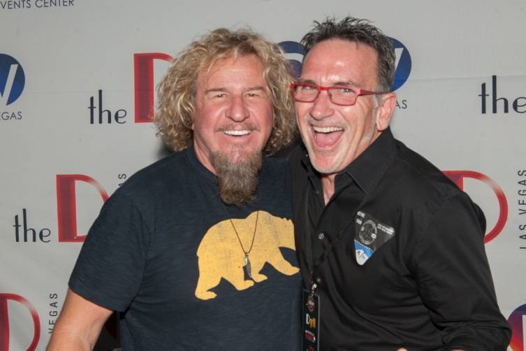 Sammy Hagar and Chef Rick Moonen at Downtown Las Vegas Events Center 4.11.15