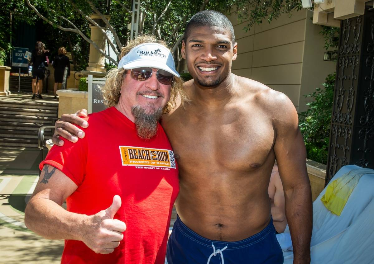 Sammy Hagar, Michael Sam Hang at Azure