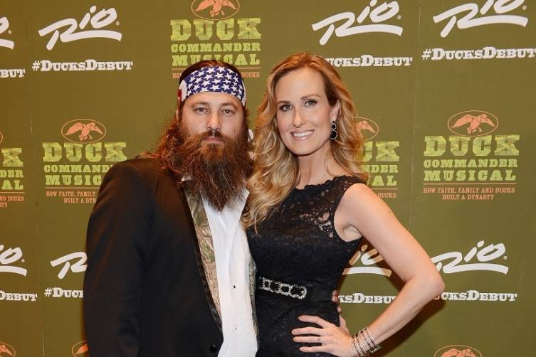 Willie and Korie Robertson at World Premiere of DUCK COMMANDER MUSICAL 4.15.15_Credit Denise Truscello