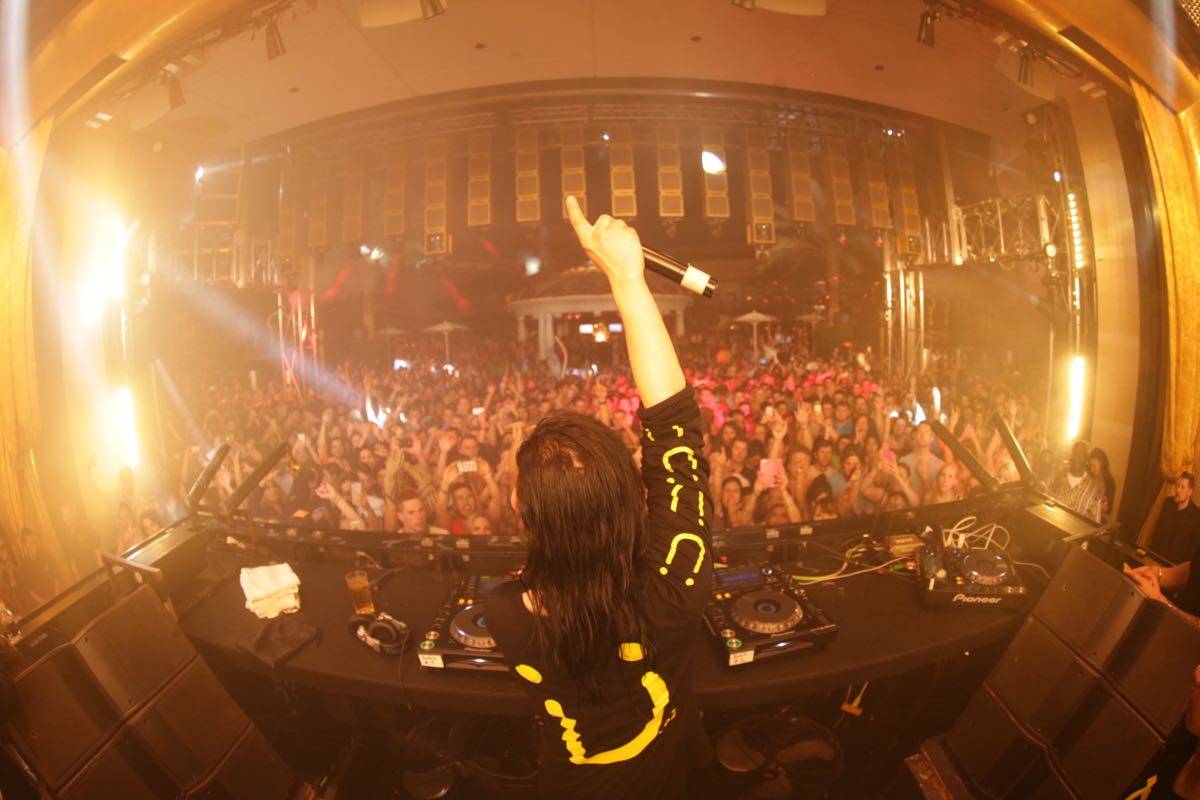 Photos: Skrillex Spins at XS Nightclub