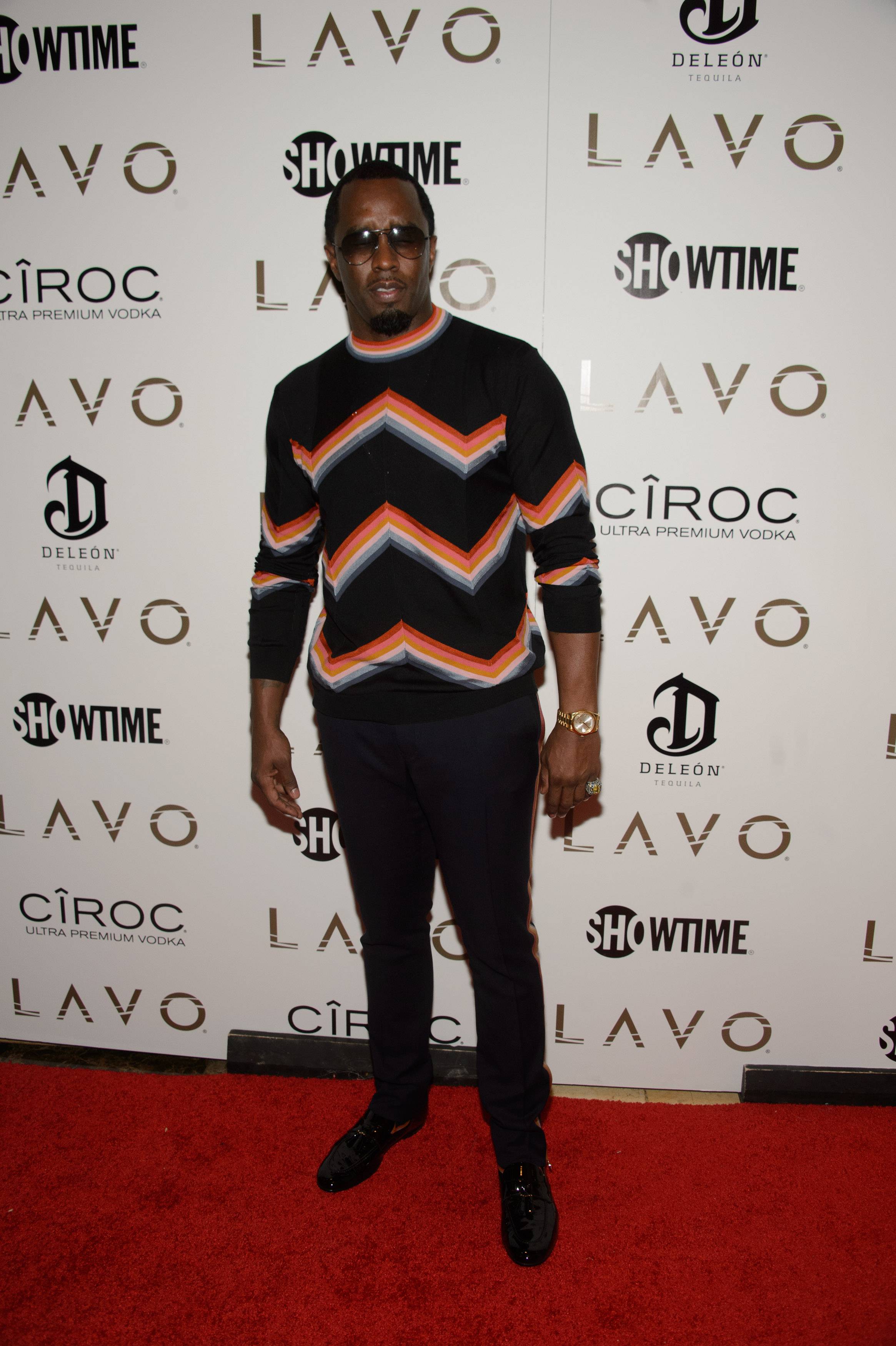 Inside Puff Daddy’s Private Pre-Fight Party at Lavo