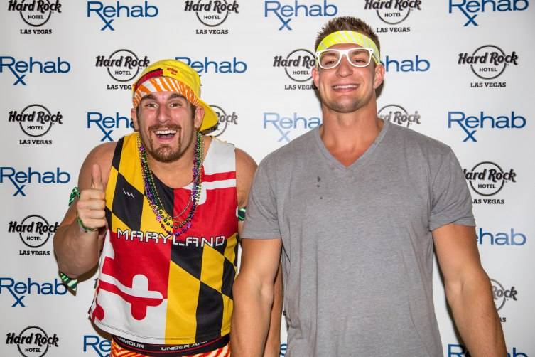 Rob Gronkowski and Mojo Rawley