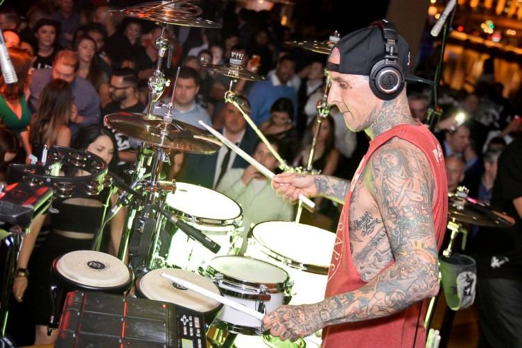 Blink 182 Drummer Travis Barker Takes Over Hyde