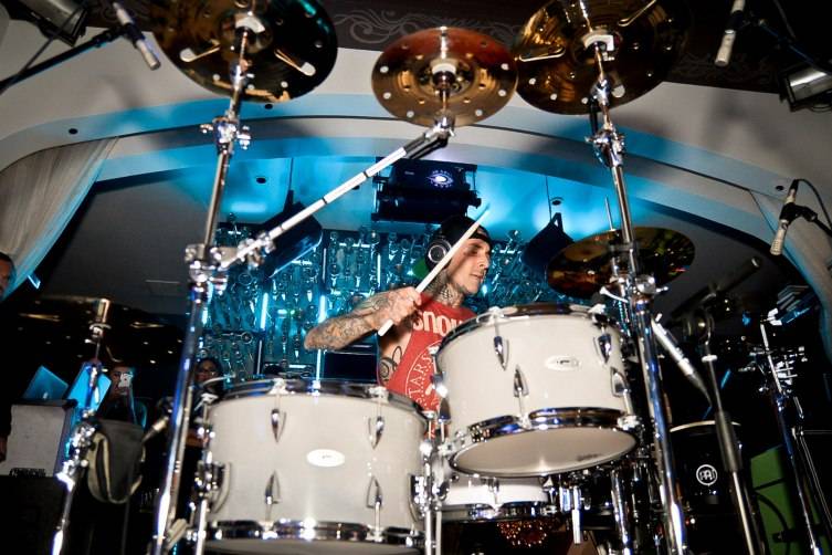 Blink 182 Drummer Travis Barker Takes Over Hyde