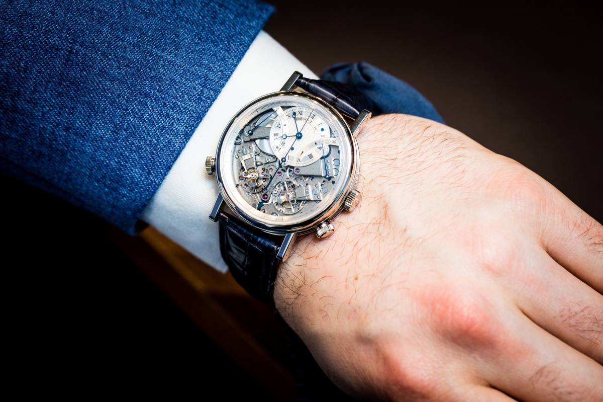 Hands On The Breguet 7077 Tradition Chronograph Ind pendant