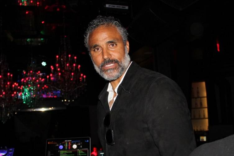 Rick Fox in the DJ Booth at Chateau