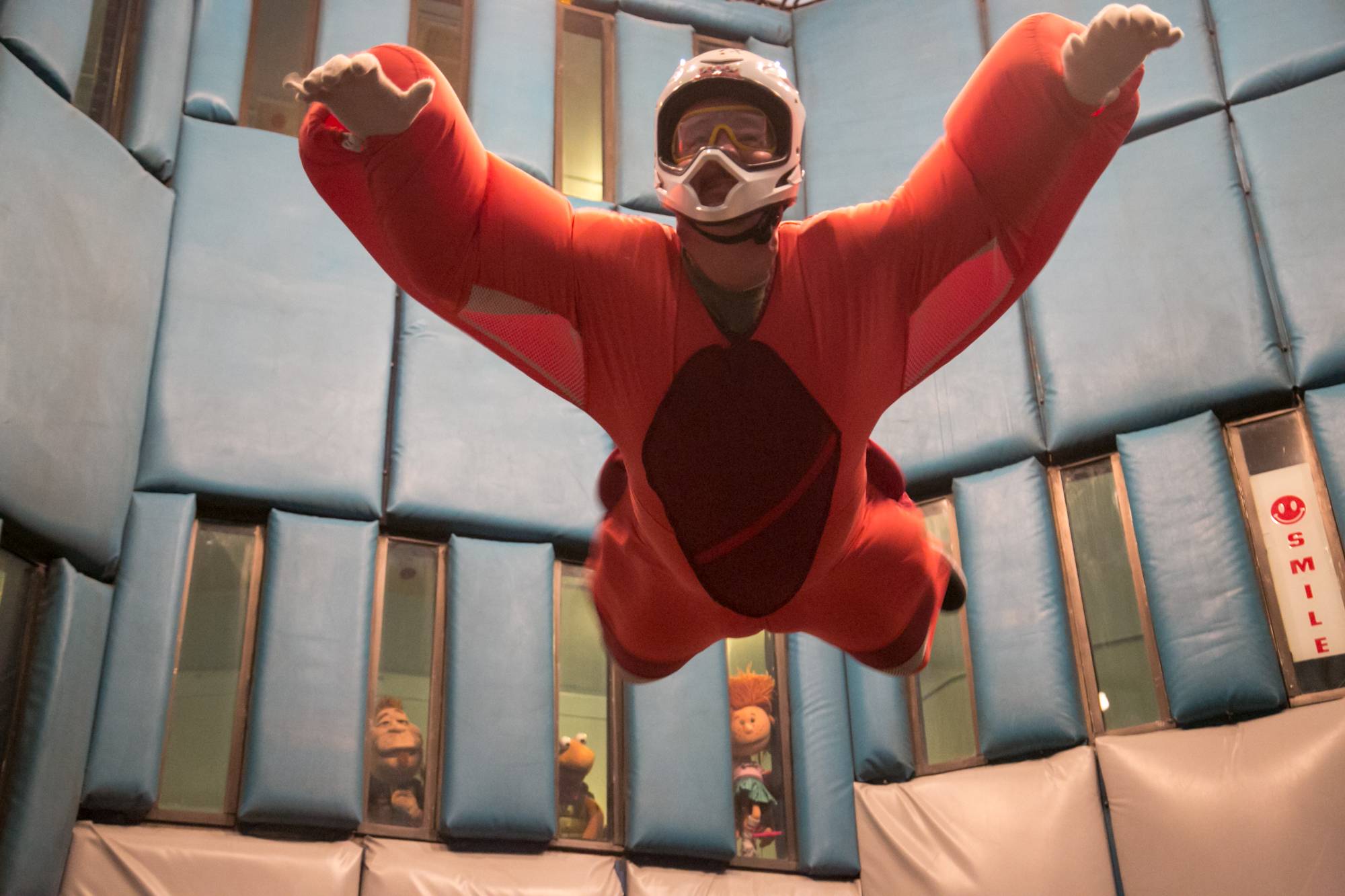 Terry Fator Gets Some Flying Time in at Vegas Indoor Skydiving