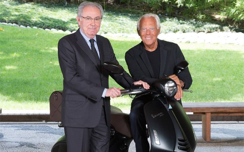 Giorgio Armani and Vespa release a limited edition scooter - Acquire