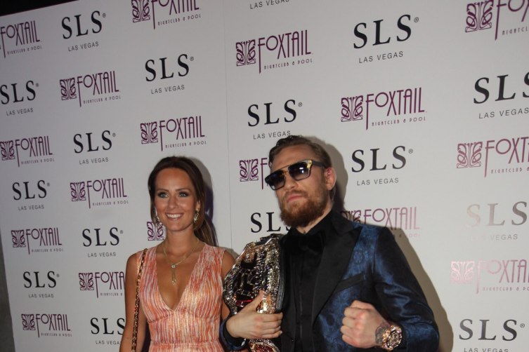 Conor McGregor on the red carpet at Foxtail