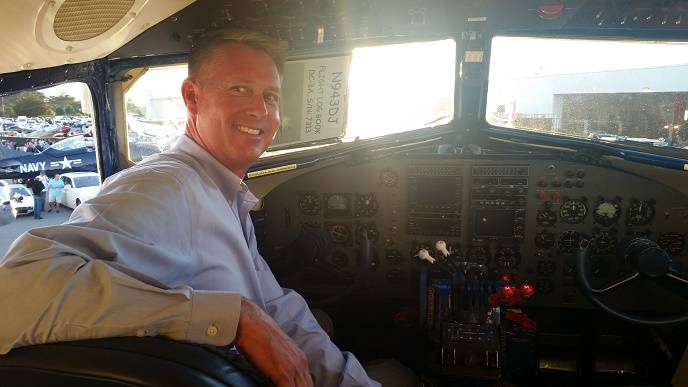 Spirit of Benovia chief pilot Jeff Coffman