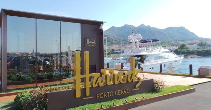 Harrods Sees Out The Summer in Sardinia