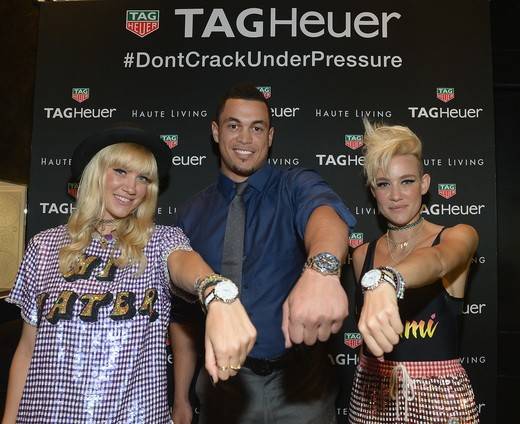 Tag Heuer and The Nervo Sisters Celebrate New Brand Ambassador Giancarlo  Stanton - Daily Front Row