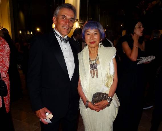 Lou DeMattei and Amy Tan