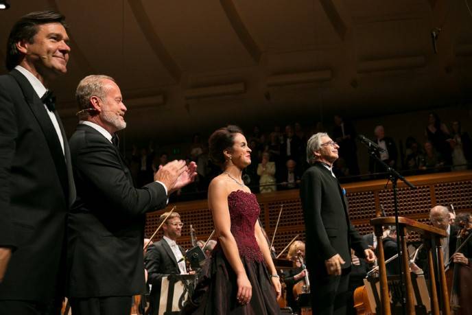 Nathan Gunn, Kelsey Grammer, Alexandra Silber and Michael Tilson Thomas